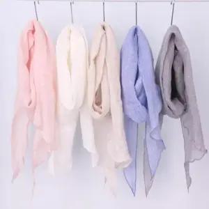 [패션] 국산 린넨 무지 롱 스카프 머플러 여름