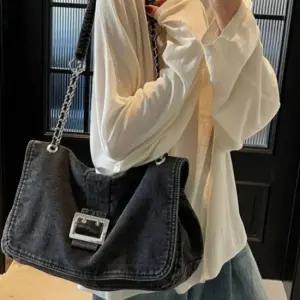 에코백 캐주얼 사각 빈티지 스퀘어 데님 숄더백 슬링백 가방 크로스백