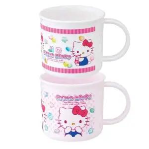 [RIZPICK]스케이터 아기컵 헬로키티 마슈구미 핸들컵 200ml 2P 세트 유아컵