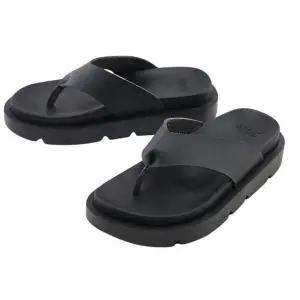 [RIZPICK]남여 공용 블랙 쪼리 4cm 굽 플립플랍 데일리 여름 조리 신발