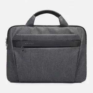 [RIZPICK]남성 손가방 캐주얼 브리프케이스 그레이 서류가방 직장인 가방