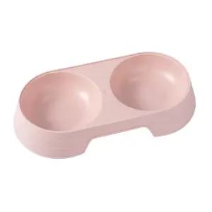 나은상점 듀얼 반려동물 식기 2구 강아지 밥그릇 고양이 사료