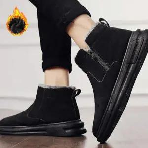 [RIZPICK]남성 첼시 털부츠 겨울 방한화 캐주얼 털신발 TT20