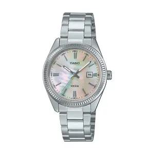 카시오 LTP-1302DS-4A 자개 여성 메탈 손목 시계