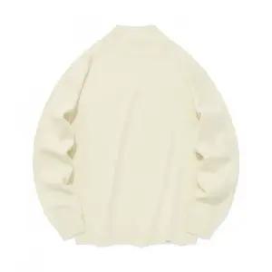 커버낫 램스울 하프 터틀넥 니트 아이보리 394977