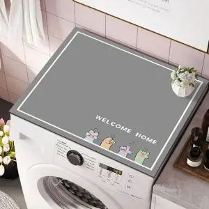 세탁기 건조기 표면 보호 은박 매트 인테리어 다목적 경량 실용