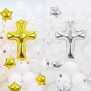 십자가은박풍선