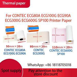 CONTEC ECG100G E3 용 50mm * 심전도 열전 사 프린터