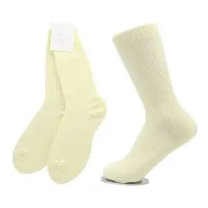 [패션] 여성용 가는골지 장목양말 레몬 5켤레 긴양말 교복 캐