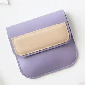 [패션] 카드지갑 퍼플 지갑 학생 파우치 베이직 카드