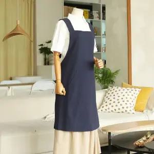 [샵앤] 국산 여성 플로리스트 공방 에이프런 무지 앞치마 ENA-WAP-0957-네이비