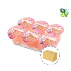 썬라이트 복숭아맛 푸딩젤리 180ml 1BOX (48개입)