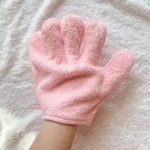 국산 극세사 애견 수건 헤어 드라이 장갑 반려동물 털건조 2장