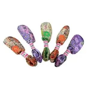 [패션] 플라워 논슬립 통기성 여성 덧신 5켤레 색상랜덤 양말