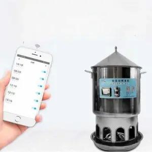 자동 닭사료통 타이머 사료 먹이 축사 모이 30L 15kg 병아리