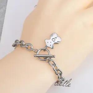 [라일리쥬얼리] Rly 곰돌이팔찌 체인팔찌 여름팔찌 데일리팔찌 우정팔찌