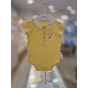 아가방 세이브존03 아가방 디즈니 옐로우 미키 비비드 반팔 바디수트 AQ79S317506A