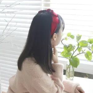 TBZ 이중 리본 와이드 헤어 밴드 머리띠 6COLORS