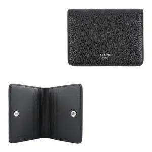 L100J2X98 38SI 그레인 카프스킨 바이폴드 카드 지갑