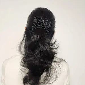 요가 필라테스 올림머리 단발머리 고정 비즈빗핀