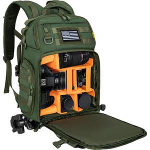 DSLR / SLR 미러리스 사진 카메라용 토리바이오 카메라 백팩, 방수 전술 여행 가방 백팩 케이스, 15.6인치