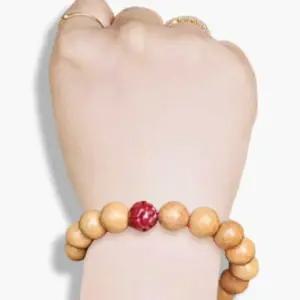 [라일리쥬얼리] Rly 복숭아 나무 염주 팔찌 불교팔찌 남자염주