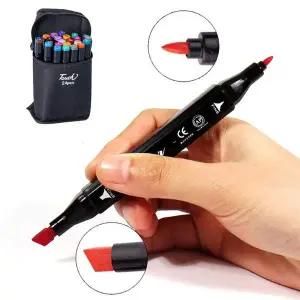 미술 WW03TQ94 디자인 유성 24색 트윈 마카펜 세트