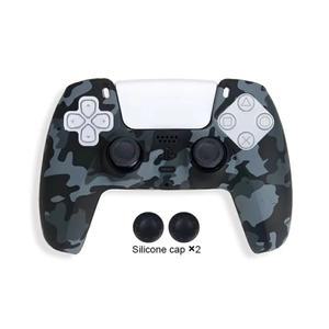 [호환품]소니호환 PS5용 카모 보호 스킨 커버 | 플레이스테이션 5 컨트롤러 액세서리용 실리콘 케이스 그립