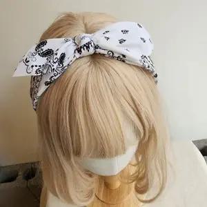 페이즐리 반다나 머리띠 헤어밴드