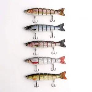 히트피싱 RJ25VB96 6단 관절 루어 5p세트 낚시 미끼