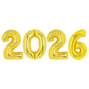 숫자은박풍선(중)골드2026패키지