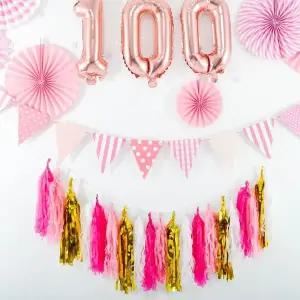 파티 삼각 가랜드 스웨그 생일 파티 종이 배너 돌잔치