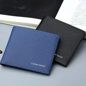 [콩심팥심]고급스러운 남성용 부드러운 반지갑 남자 카드지갑 부모님 선물