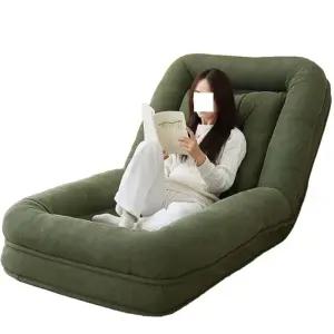 좌식리클라이너 수동 1인 쇼파 패브릭 안락의자 벨벳 쿠션