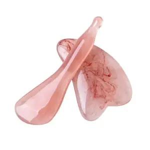 [콩심팥심]리프팅 하트 괄사 지압봉 얼굴 지압 마사지기 세트