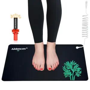 에이드맘 침대용 접지 매트 수면용 패드 매트리스 발용 책상용 흙 침구용 웰니스 선물(24 x16 )