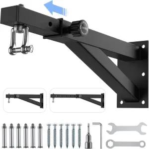 무거운 가방 걸이 - 벽걸이 펀칭백 조절 가능한 튼튼한 복싱백 벽 브래킷 가정이나 체육관용 거치대