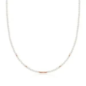 [비앤비골드] 14K 골드 세이스 컷팅볼 진주 목걸이 CHN41130