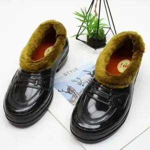 [라일리] Rly 방한 여성 털 고무신 스님 여성 겨울 고무신 안