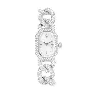 [신세계라이브쇼핑]스와로브스키 5668899 Dextera 크리스탈 체인 여성 메탈시계