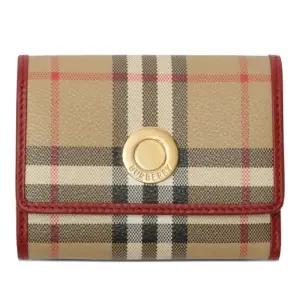 스몰 체크 폴딩 지갑 8116328 B9724