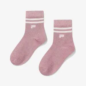 [보리보리/휠라 키즈]Girls 글리터 장목 양말 (FK3SCG1008F_LPK)