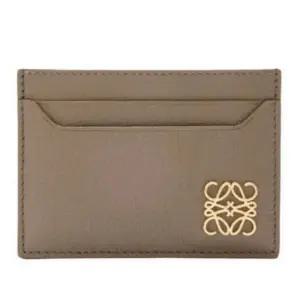 로에베 아나그램 플레인 가죽 카드지갑 C821075X09 3170 TAUPE