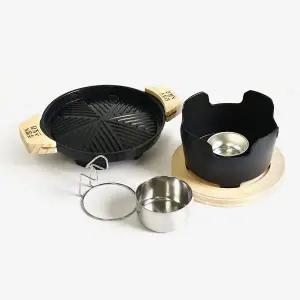 1인용 JP27WL06 와이드 삼겹살용 구이팬 화로세트(손잡이포함)