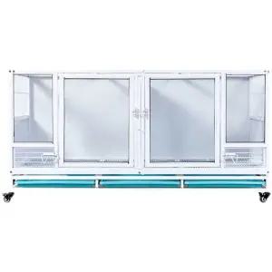 동물병원 케이지 부스 강아지 휀스 사육장 투명 켄넬