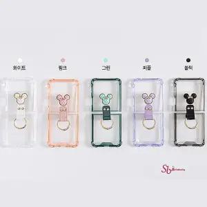 갤럭시Z플립4 컬러 골드링 에어쿠션 퀼팅 Z플립3 미키 지플립3 제트플 젤하드 범퍼케이스 갤럭시z plv617