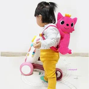 유아배낭 백팩 가방 핑크 핑크퐁 인형 여아 아기pqr517