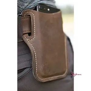 핸드폰벨트케이스 포켓 벨트형 얇은 파우치 가죽 남자 허리집bkl428