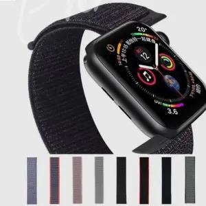 애플워치벨크로루프 밀레니즈 가죽 실리콘 스포츠