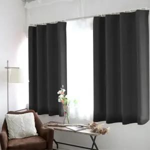 병원 요양원 햇빛차단 짧은창 암막커튼 방풍 인테리어 깔끔한 셀프커튼달기